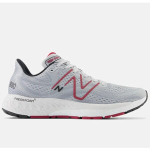 NEW New Balance Fresh Foam X 880v13 Sneaker Shoes Aluminum Grey Red Mens 11.5